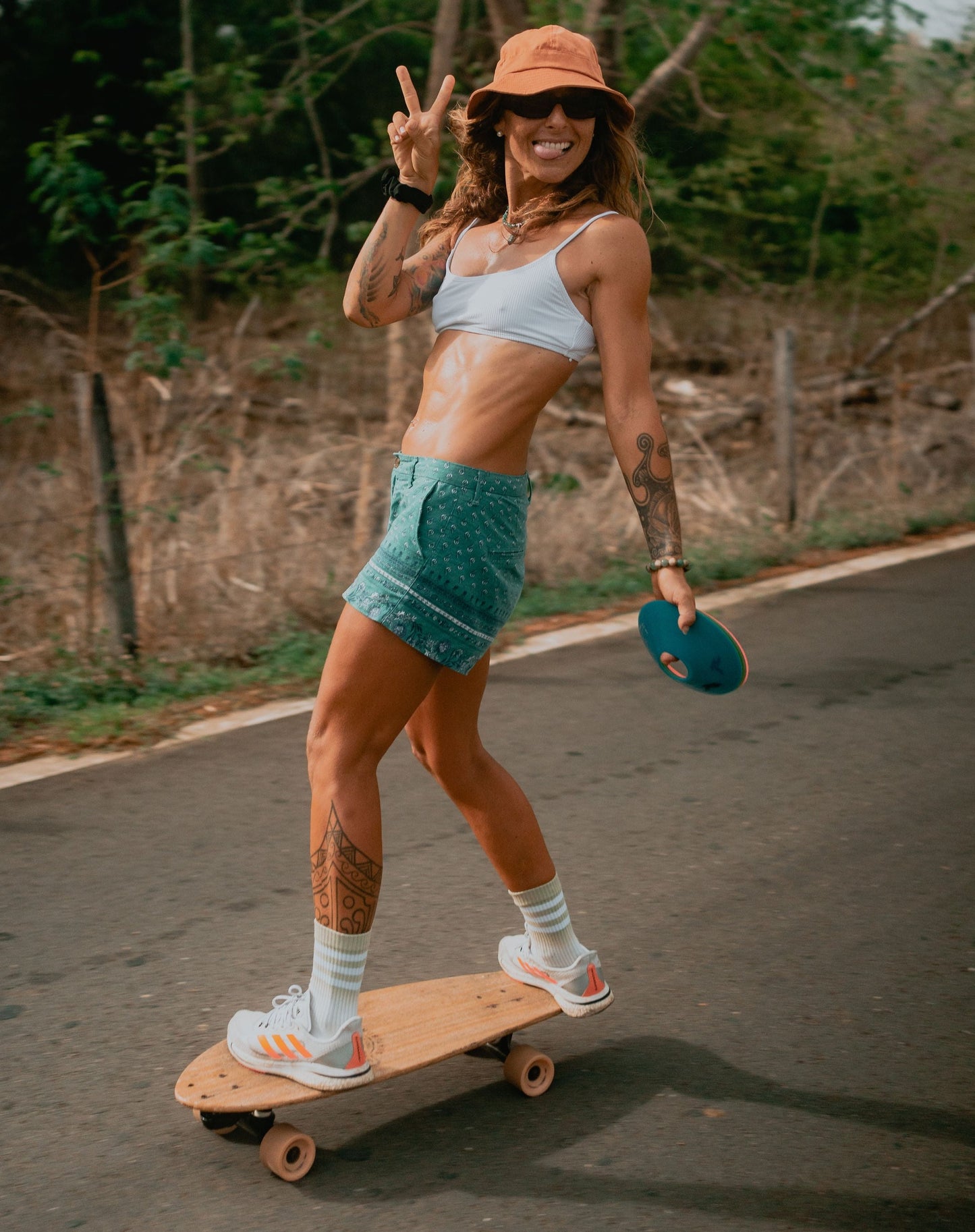 Venao Surf School. Surf Skating Lesson