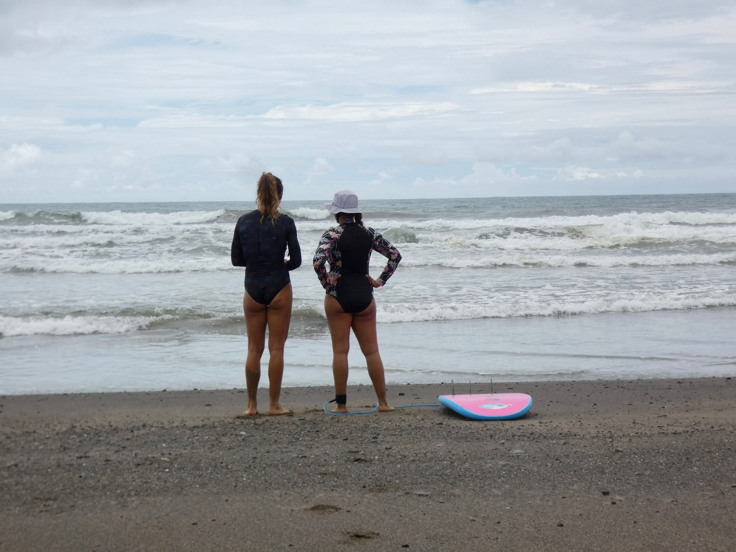 Venao Surf School. Private 1 on 1 surf session with woman surf coach